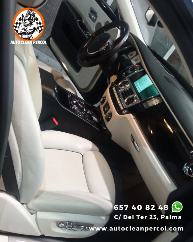 limpieza tapicería de coches en Palma